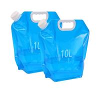 Kamiya Set de 8 Bidon Eau 10l, Bidons Pliables et Portables pour Eau Potable, Sac d'eau Pliant Extérieur pour la Randonnée