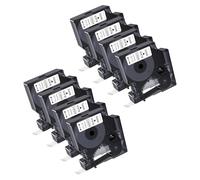 Kamo 12mm x 7m Ruban Cassette Compatible pour Dymo D1 45013 blanc, pour étiqueteuse LabelManager 120P 160 210D 220P 260P 280 350D 360D 420P LabelPoint 100 150 200 LabelWriter 400 450 Duo