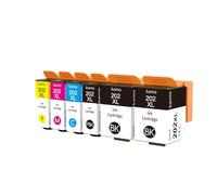 kamo 202XL Cartouches Multipack Compatible avec Epson 202 XL Cartouche d’Encre, pour Epson Expression Premium XP-6000 XP-6005 XP-6100 XP-6105 (2X Noir, 1x Photo Noir/Cyan/Magenta/Jaune)