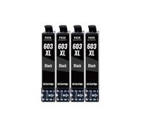 kamo 603XL (Pack de 4) Cartouches d'Encre Compatibles pour Epson 603XL - pour Expression Home XP-2100 XP-2105 XP-3100 XP-3105 XP-4100 XP-4105 XP-4150, Workforce WF-2810 WF-2830 WF-2835 WF-2850 WF-2870