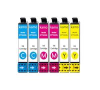 kamo 604 XL Pack de 6 Cartouches d'encre Compatible avec Epson 604 604XL Cartouche, pour Expression Home XP-2200 XP-2205 XP-3200 XP-3205 XP-4200 XP-4205, Workforce WF-2910 WF-2930 WF-2950 WF-2935