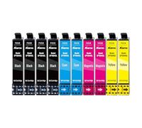 kamo 604XL (Pack de 10) Cartouches d'encre Compatibles pour Epson 604 XL - pour Expression Home XP-2200 XP-2205 XP-3200 XP-3205 XP-4200 XP-4205, Workforce WF-2910 WF-2930 WF-2950 WF-2935