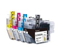 Kamo LC-422 XL (Pack de 4) Cartouches d'encre Compatibles pour Brother LC-422VAL LC422 LC-422XL - pour MFC-J5340DW MFC-J5345DW MFC-J5740DW MFC-J6540DW MFC-J6940DW MFC-J5340DWE