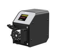 Kamoer M0-KMC Pompe péristaltique à double canal 0-10,3 ml/min (un canal) à faible débit réglable de haute précision 24 V à boucle fermée Pompe doseuse de liquide pour laboratoire avec contrôle RS485