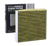 KAMOKA 6080076 Filtre d'habitacle à charbon actif antibactérien anti-allergène