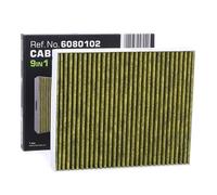 KAMOKA 6080102 Filtre d'habitacle à charbon actif antibactérien anti-allergène