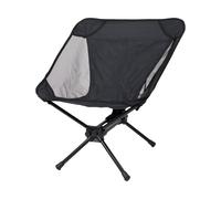 KAMPA - Chaise de camping pliante et compacte - Button Chair Black en Aluminium - Noir Noir