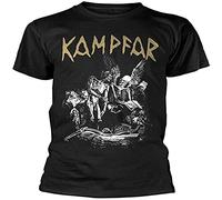 Kampfar Death T-Shirt Men Fashion Spring Summer Casual Short Sleeve O Neck Black M