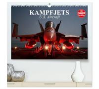 Kampfjets. U.S. Aircraft (hochwertiger Premium Wandkalender 2026 DIN A2 quer), Kunstdruck in Hochglanz: Die moderne Luftwaffe der USA