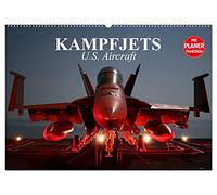Kampfjets. U.S. Aircraft (Wandkalender 2026 DIN A2 quer), CALVENDO Monatskalender: Die moderne Luftwaffe der USA