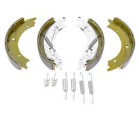 KAMPOL Automotive Mâchoires de Frein 250x40 mm pour Essieux Freinés Knott PTAC 1800 kg, Kit Complet de Remplacement pour Tambour de Remorque avec Ressorts de Traction et de Retenue