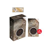 PEUGEOT - Sélection Epices Premium - Kampot Poivre Noir - Fruité Et Mentholé - Intensité 8 - Origine Cambodge - Innovation Sachets Fraîcheur Triple Protection - 3x20g