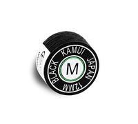 Kamui Black Laminated Pool Billiard CUE Tip - 1 pièce (M, 12 mm)
