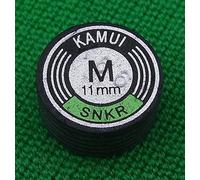 Kamui Queue de billard noire 11 mm dureté moyenne (m) en cuir de porc