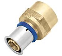 KAN-therm KAN-press 6 en 1 douille de transition 1009042120 20 mm x 2000 / 2 IG, laiton, avec manchon de 2000