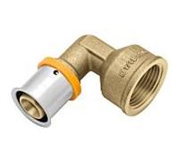 KAN-therm KAN-press Übergangswinkel 1009069005 16 mm x 2000 / 2 IG, 90 °, laiton, avec manchon de presse