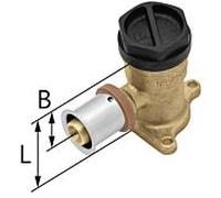 KAN-therm KAN-press Wandscheibe 1009285059 16 mm x 2000 / 2 IG, laiton, avec 3 sangles de fixation