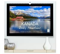 KANADA - Rocky Mountains (hochwertiger Premium Wandkalender 2026 DIN A2 quer), Kunstdruck in Hochglanz: Bilderreise durch eine faszinierende Bergwelt