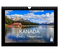 KANADA - Rocky Mountains (Wandkalender 2026 DIN A4 quer), CALVENDO Monatskalender: Bilderreise durch eine faszinierende Bergwelt