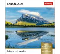 Kanada Sehnsuchtskalender 2024. Fernweh in einem Foto-Kalender zum Aufstellen. Die schönsten Landschaften Kanadas als Postkarten in einem ... Aufhängen: Wochenkalender mit 53 Postkarten