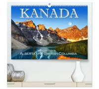 Kanada, Touristenziele in Alberta und British Columbia (hochwertiger Premium Wandkalender 2026 DIN A2 quer), Kunstdruck in Hochglanz: Entdecken Sie ... Nationalparks Banff, Jasper und Yoho.