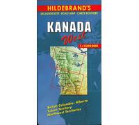Hildebrand Carte routière Canada Ouest
