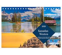Kanadas Westen - Abenteuer mit dem Wohnmobil - British Columbia & Alberta (Tischkalender 2026 DIN A5 quer), CALVENDO Monatskalender: Eine Reise mit ... über Vancouver Island in die Rocky Mountains