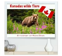 Kanadas Wilde Tiere (hochwertiger Premium Wandkalender 2026 DIN A2 quer), Kunstdruck in Hochglanz: Die wilden Tiere Kanadas vom mächtigen Grizzlybär bis zur filigranen Libelle