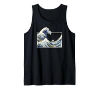 Kanagawa Great Wave Impression d'art Japonais Motif Vague Débardeur