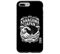 Kanagawa - Tampon Japonais Hanko Grande Vague Rétro Kanji Souvenir Coque pour iPhone 7 Plus/8 Plus