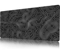Kanagawa Tapis De Souris Japonais, Motif Vague De La Grande Vague, Tapis De Clavier De Jeu Animé Xxl, Base En Caoutchouc Avec Bords Cousus, Grand Protecteur De Bureau Étendu Pour Bureau À