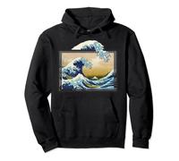 Kanagawa - The Great Wave off Kanagawa Vintage Japanese Art Sweat à Capuche