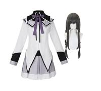 KanameMadoka Costume de cosplay, motif de personnage d'anime Akemi, Homura, pour fille, en forme de fleur, robe en forme de fleur, jupe pour Halloween