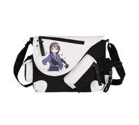 KanameMadoka Sac à bandoulière Anime AkemiHomura/Miki Sayaka Sac à bandoulière Dessin animé Messenger Bag pour femmes et hommes Grand sac avec plusieurs compartiments, Type 16, 36*11*26CM