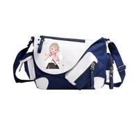 KanameMadoka Sac à bandoulière Anime AkemiHomura/Miki Sayaka Sac à bandoulière Dessin animé Messenger Bag pour femmes et hommes Grand sac avec plusieurs compartiments, Modèle 14, 36*11*26CM