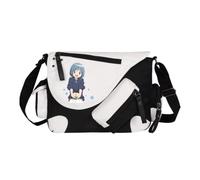 KanameMadoka Sac à bandoulière Anime AkemiHomura/Miki Sayaka Sac à bandoulière Dessin animé Messenger Bag pour femmes et hommes Grand sac avec plusieurs compartiments, Type 18, 36*11*26CM