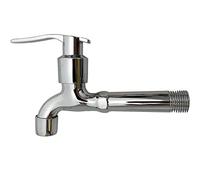 KANANA Robinet mural pour évier de jardin - Valve 1/2" (HV854) - Longueur : 14 cm - Avec tamis
