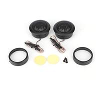 KANASI Car Mini Super Power Loud Dome Audio Enceinte Paire 12V 120W avec Tweeter Lifdspeaker Horn Black Compact Taille pour Tous Les systèmes Audio Automobiles