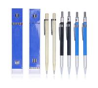 KANASI Carpenter Pencils Kit, refillable mechanical design with tungsten carbide tip for woodworking and glass marking