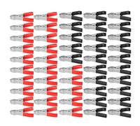 KANASI Clips de câble de batterie, pinces d'inverseur de puissance isolées en PVC en acier 30A 300W pour le câblage électrique dans les navires de camions de camping-car