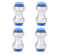 KANASI Connecteur de tube d'alimentation en PTFE pour imprimante 3D, connecteur en alliage 4 pièces pour P1P P1S X1 X1E pour améliorer la qualité d'impression