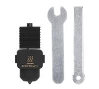 KANASI Hotend Kit, upgraded 3D printer extruder replacement with hardened steel nozzle and heat proof silicone sleeve for A1 Mini (0.6mm)