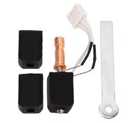 KANASI Kit de remplacement d'extrémité chaude d'imprimante 3D, tête d'impression assemblée pour buse en acier trempé S1 0,8 mm 320 ℃ avec 2 manchons en silicone (0,8 mm)