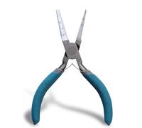 KANASI Pince à enrouler, outil en acier à nez rond de 6 pouces avec échelle pour plier et boucler des fils dans l'artisanat de bijoux de bricolage