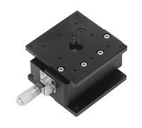 KANASI Platine coulissante linéaire Z, table coulissante manuelle à rouleaux croisés avec bouton micrométrique pour instruments optiques et équipements de mesure (80X80mm)