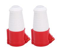 KANASI Prise Industrielle 4 Broches 380 415V 32A IP67, connecteur électrique Robuste 3P + E pour Les environnements Difficiles extérieurs des chemins de Fer d'aéroport