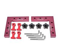 KANASI Right Angle Clamp, 90 Degree Positioning Tool for Woodworking and Metalworking with Aluminum Alloy Construction (120 * 120mm)