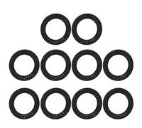 KANASI Rondelles frein nervurées en acier, taille M12, lot de 10, joints antidérapants double face pour fixations de machines et industrielles (M12)