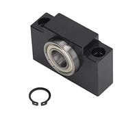 KANASI Support d'extrémité de vis à billes, bloc de roulement en acier à haute teneur en carbone pour l'installation d'équipement d'automatisation de tour CNC