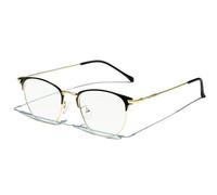 KANASTAL Lunette Anti Lumiere Bleue Homme et Femme pour Lunette Gaming Ordinateur Jeu PC Monture Doré